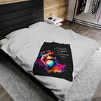 Pregnancy Affirmation Velveteen Plush Blanket