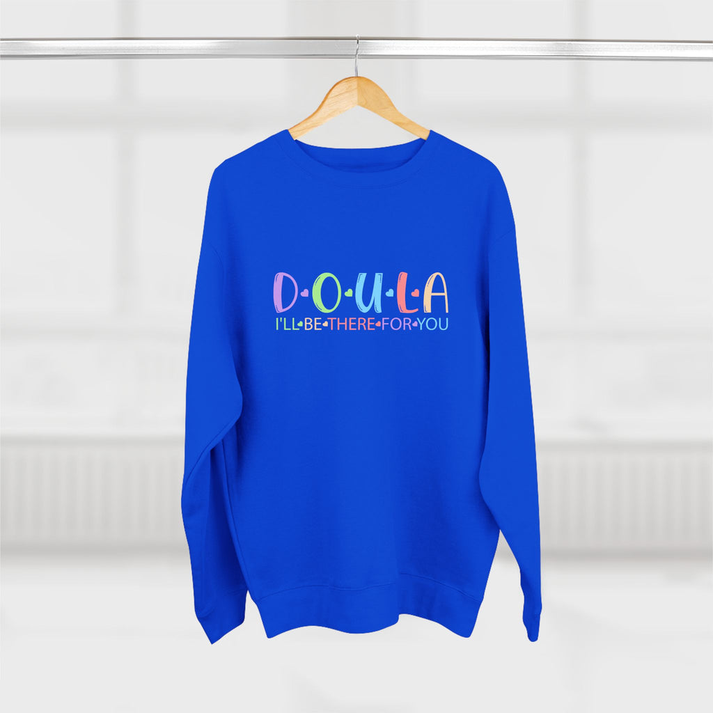 Doula Unisex Crewneck Sweatshirt - Labor Support Appreciation in 5 Colors