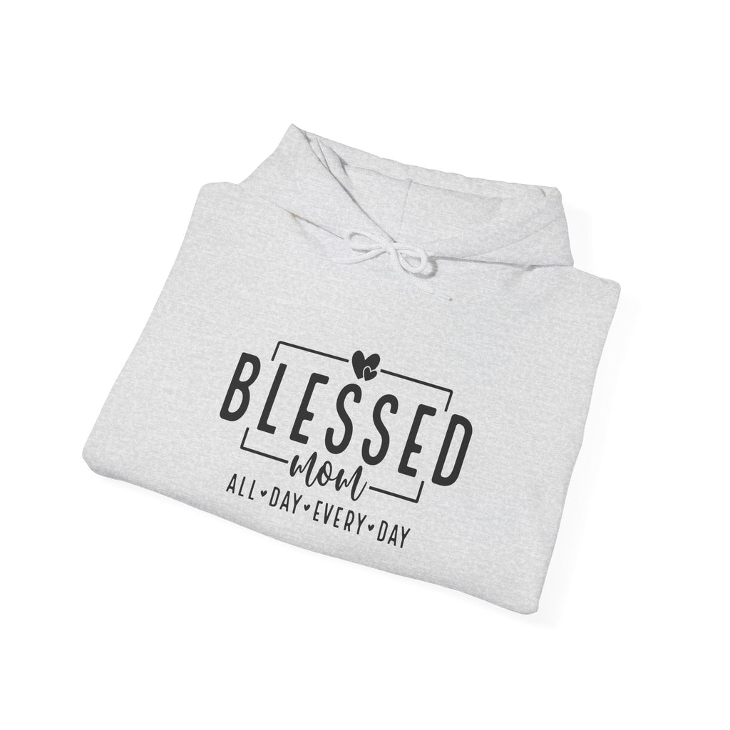 Sudadera con capucha personalizada Blessed Mom con los nombres de tus hijos 