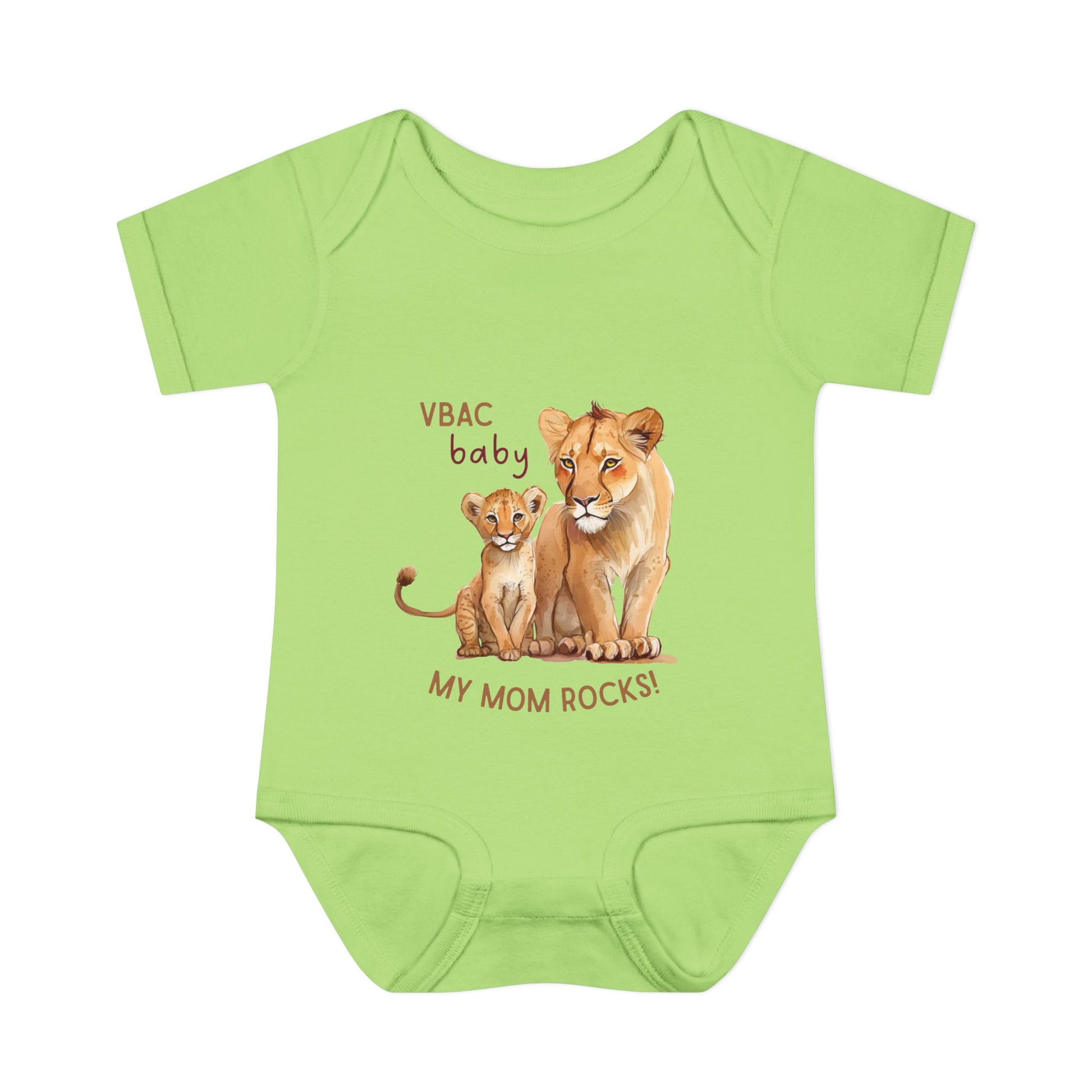 Infant Bodysuit VBAC Baby Lion Mom