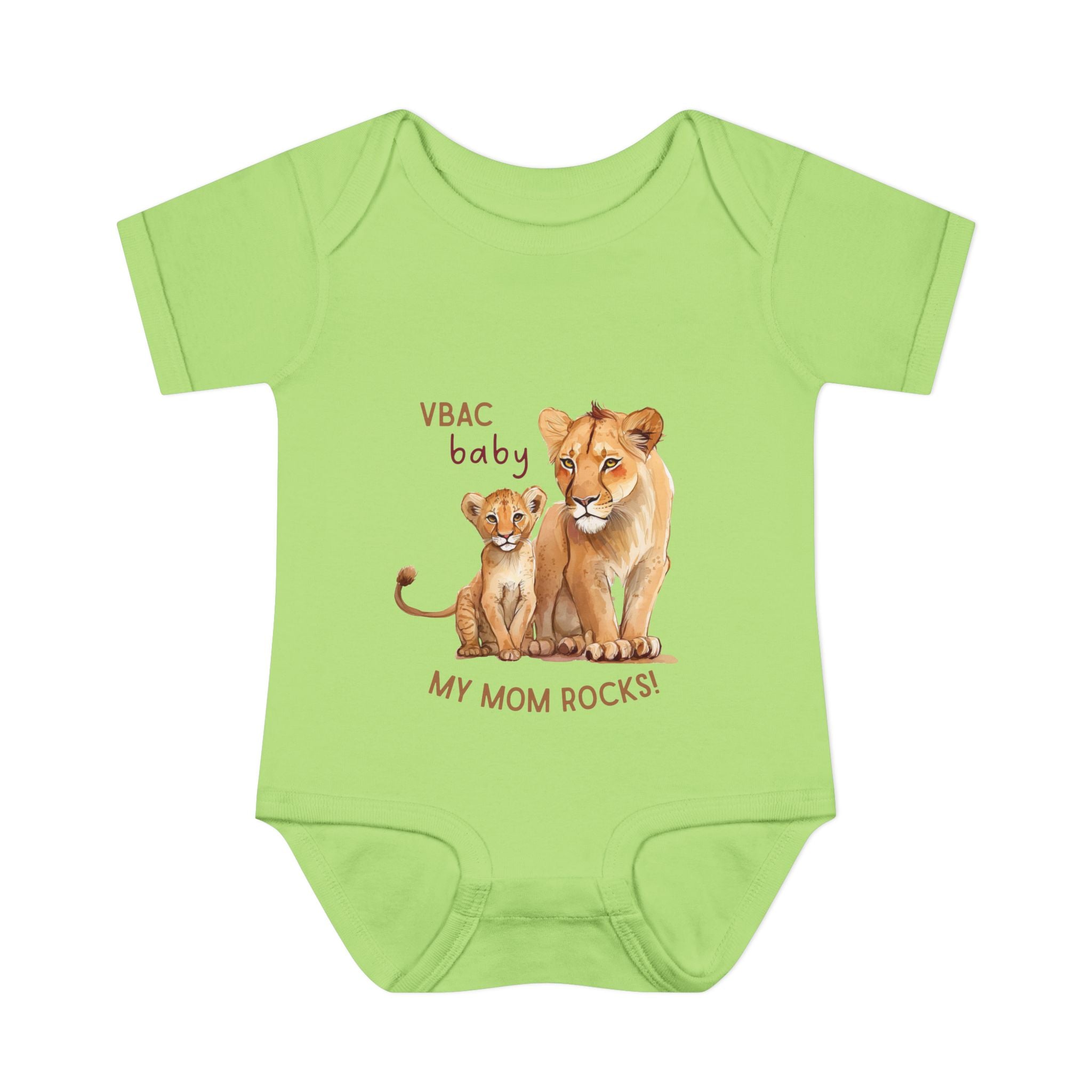 Infant Bodysuit VBAC Baby Lion Mom