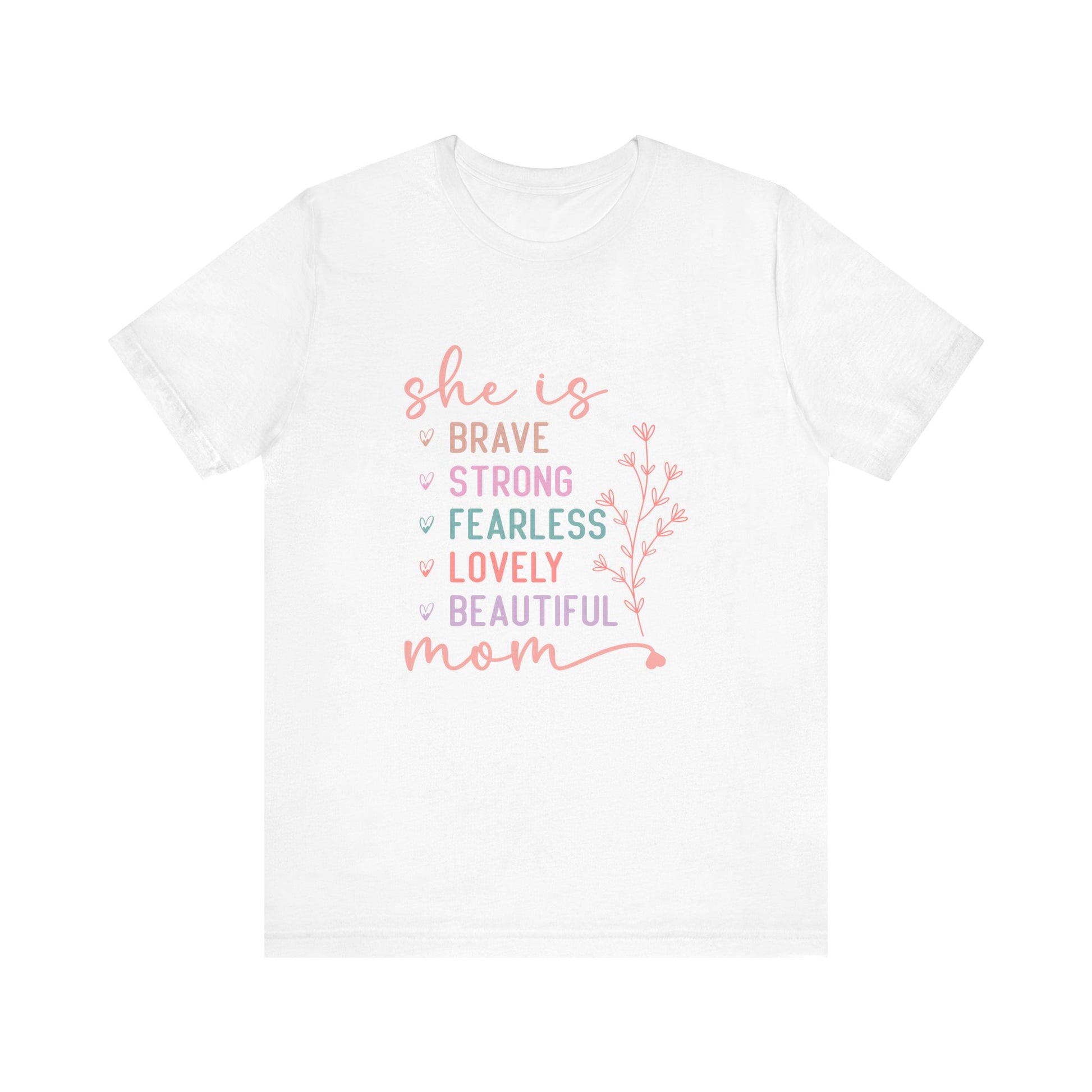 Camiseta de manga corta de jersey "Ella es mamá" | Canadá 