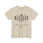 Camiseta de algodón grueso personalizada Blessed Mom en diferentes colores, ¡con los nombres de tus hijos! 