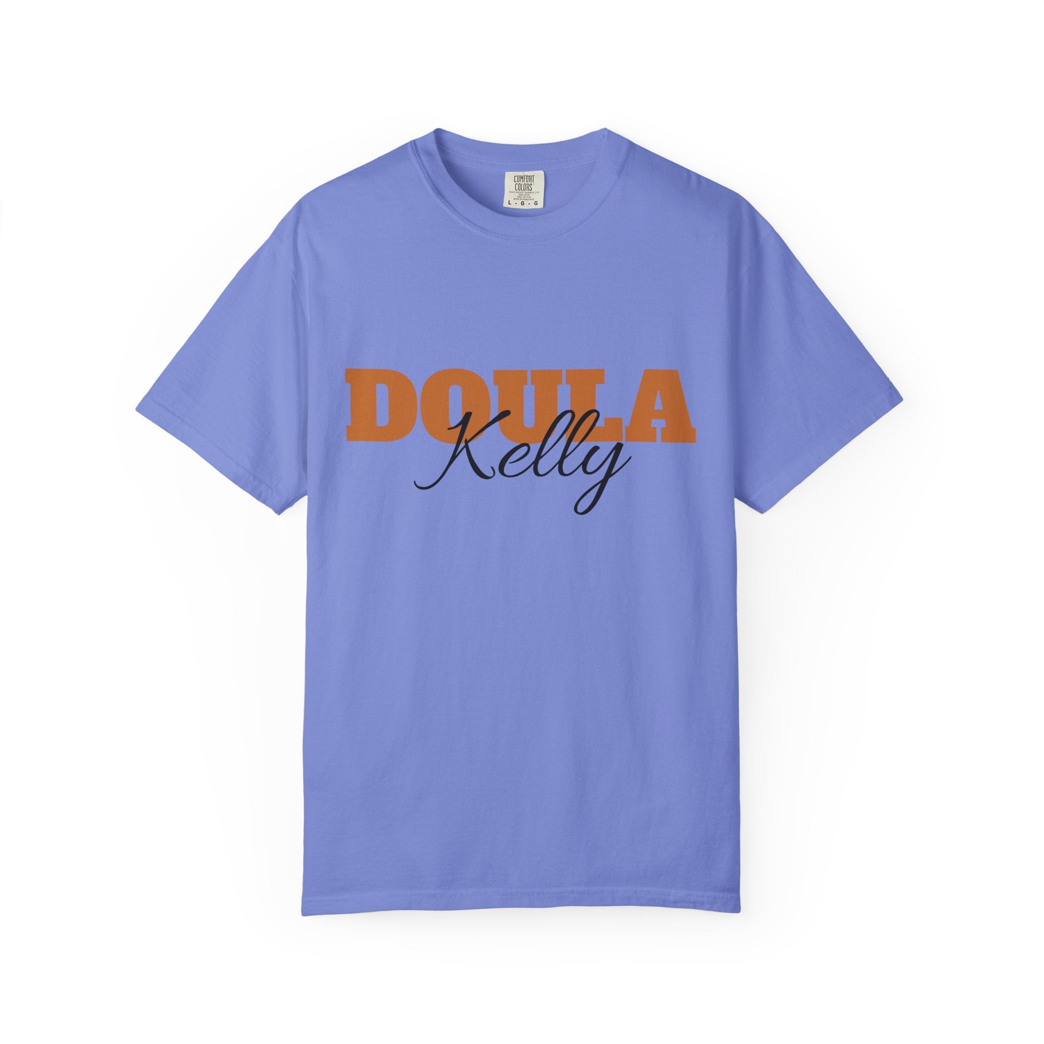 Personalized Doula Garment-Dyed T-shirt with your Name