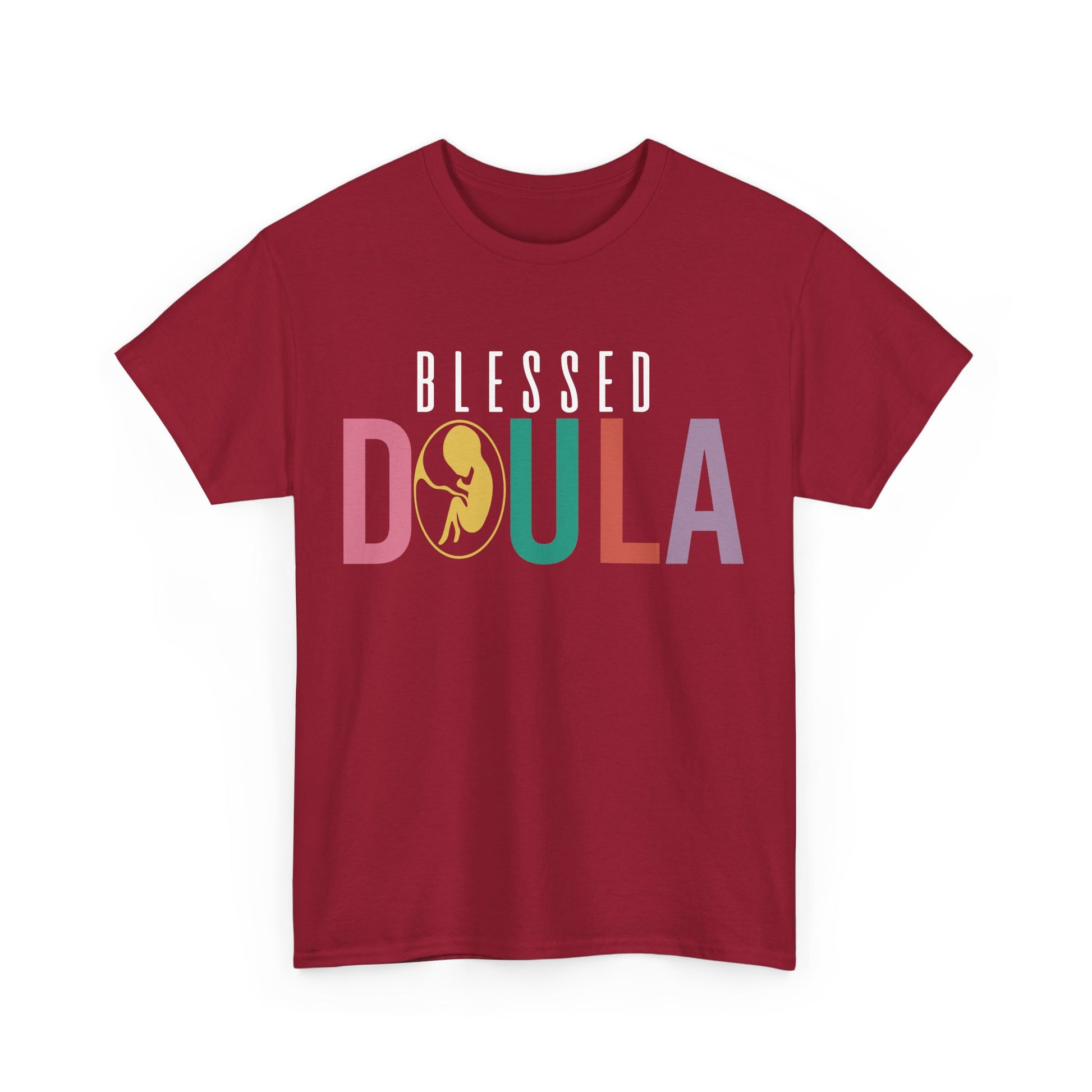 Camiseta de algodón grueso Blessed Doula