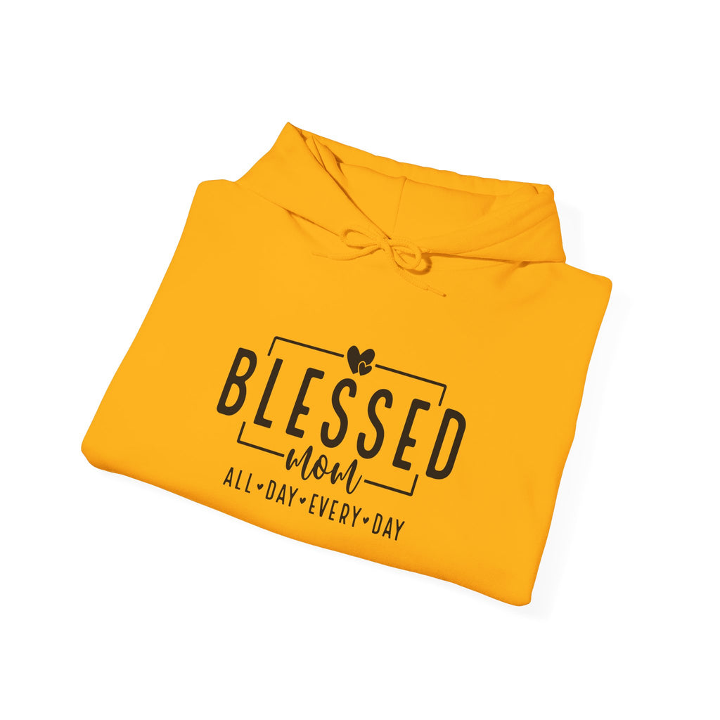 Sudadera con capucha personalizada Blessed Mom con los nombres de tus hijos 
