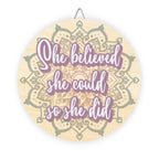 Affirmation Wood Sign