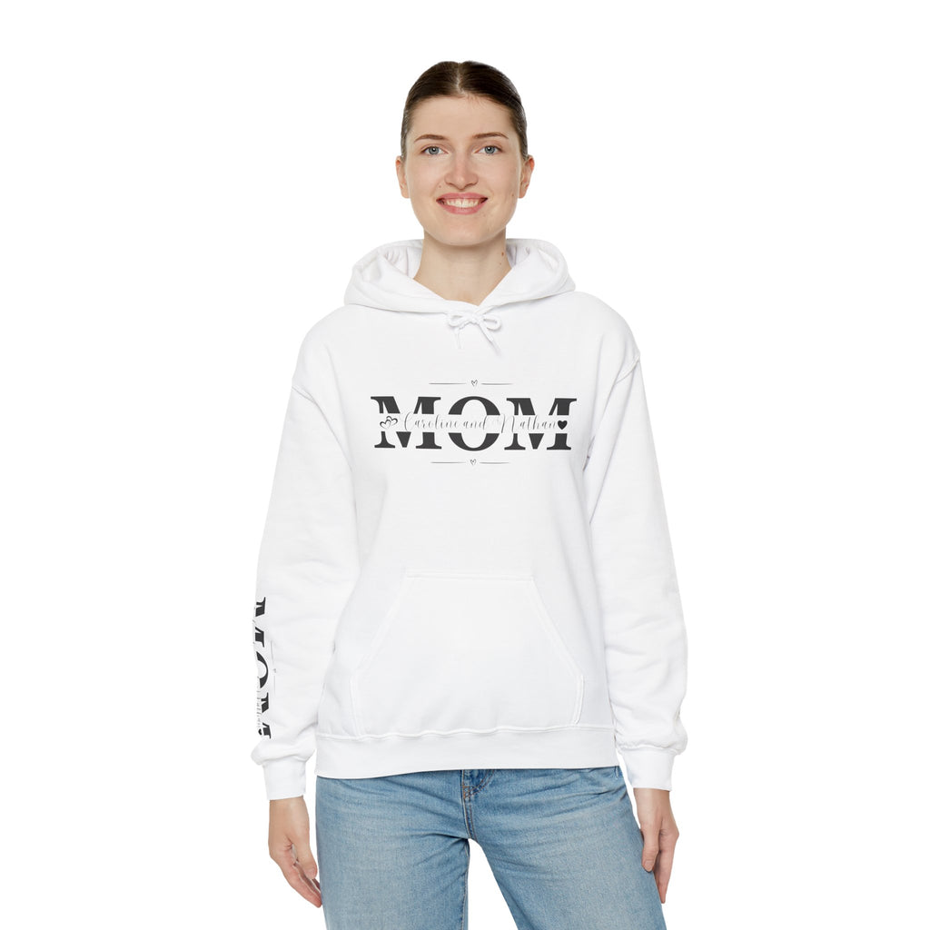 Personalized Blessed Mom Hoodie with your kids names - different colors available