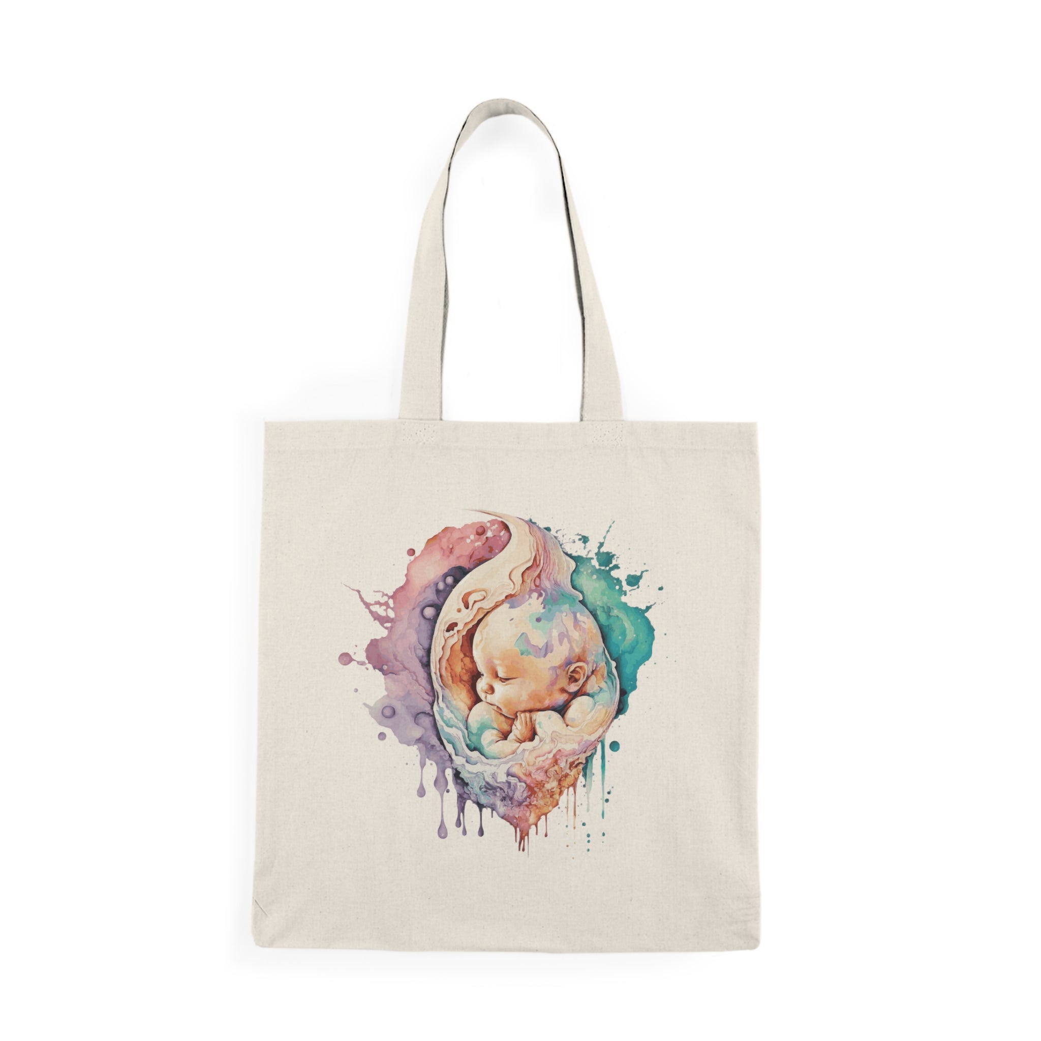 Natural Tote Bag 100% cotton Print on both sides | Baby