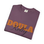 Personalized Doula Garment-Dyed T-shirt with your Name