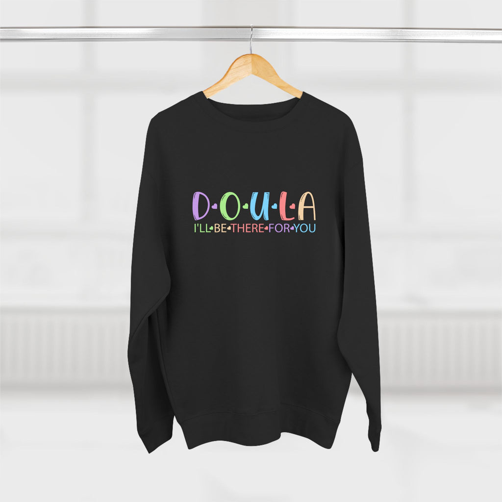 Doula Unisex Crewneck Sweatshirt - Labor Support Appreciation in 5 Colors