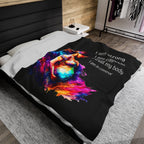 Pregnancy Affirmation Velveteen Plush Blanket