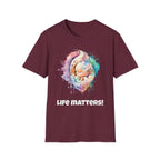 Life matters! Softstyle Pro-life Baby T-Shirt different colors available