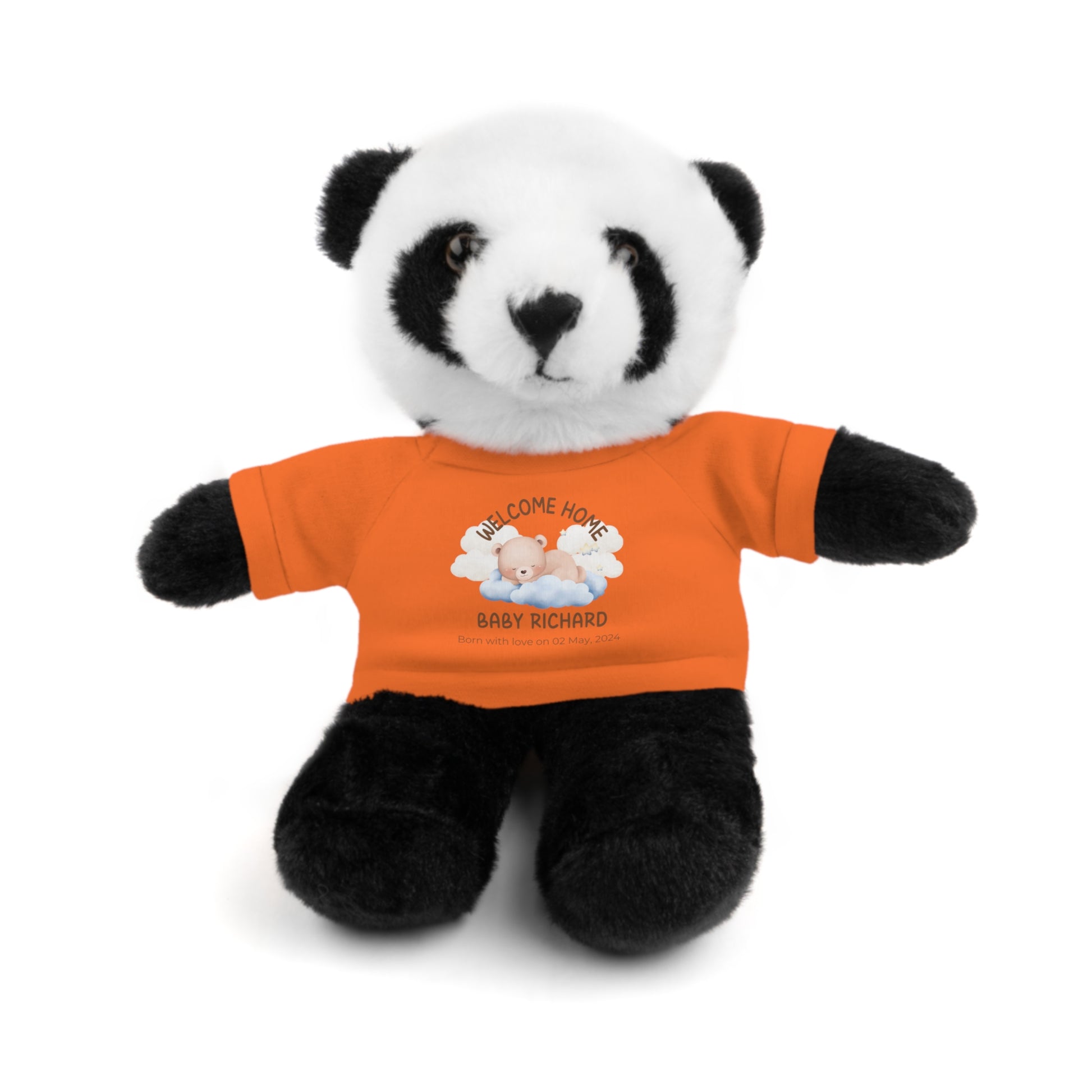 Peluches personalizados con camiseta | diferentes colores y animales disponibles