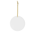 Ceramic Ornament, Pregnancy Announcement with Personalized Date/Month