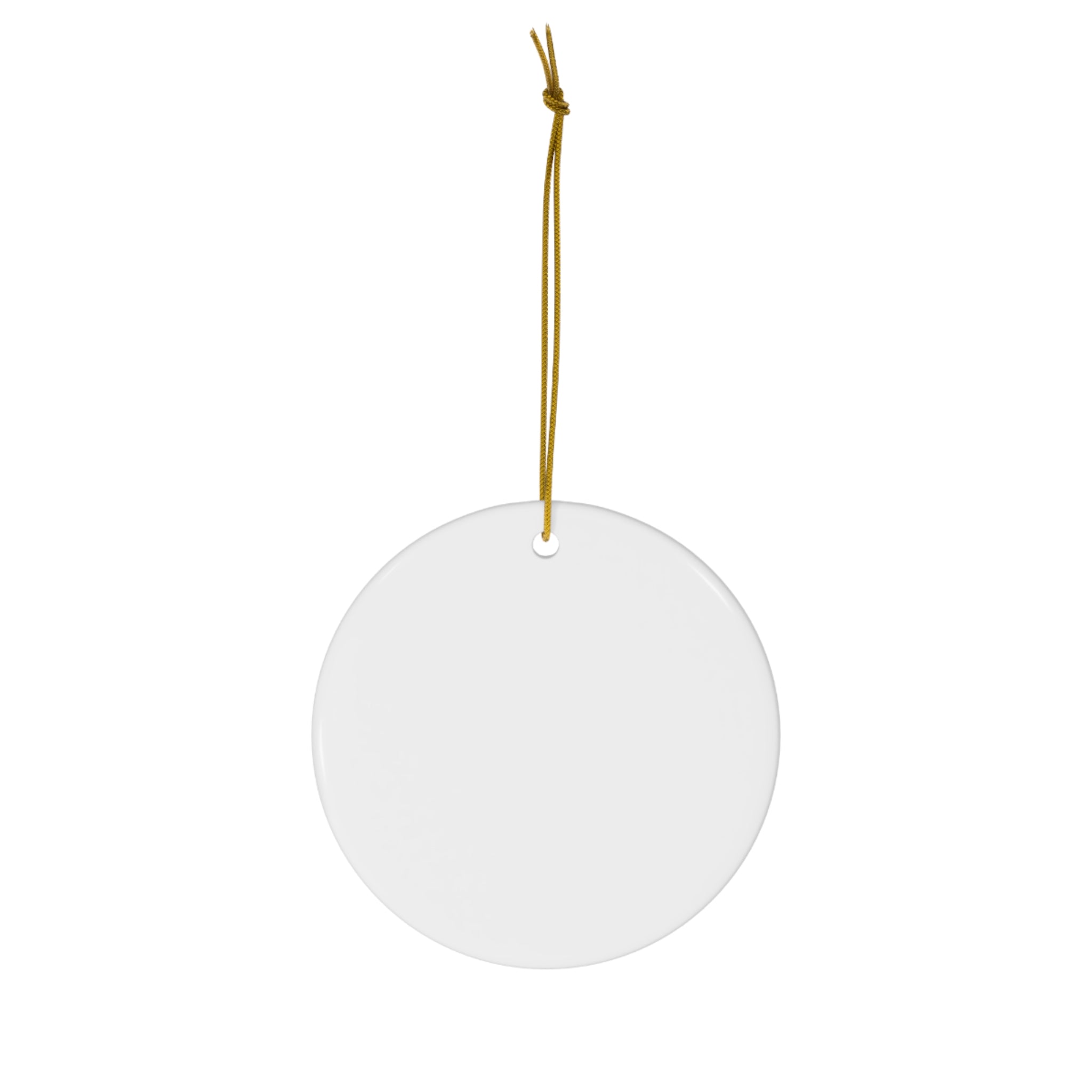 Ceramic Ornament, Pregnancy Announcement with Personalized Date/Month