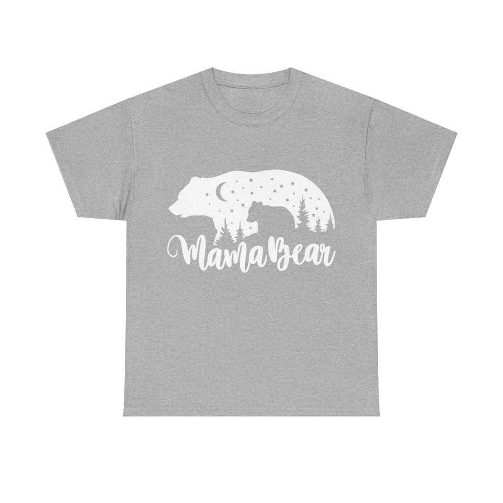 Camiseta de algodón grueso Mamá Osa 