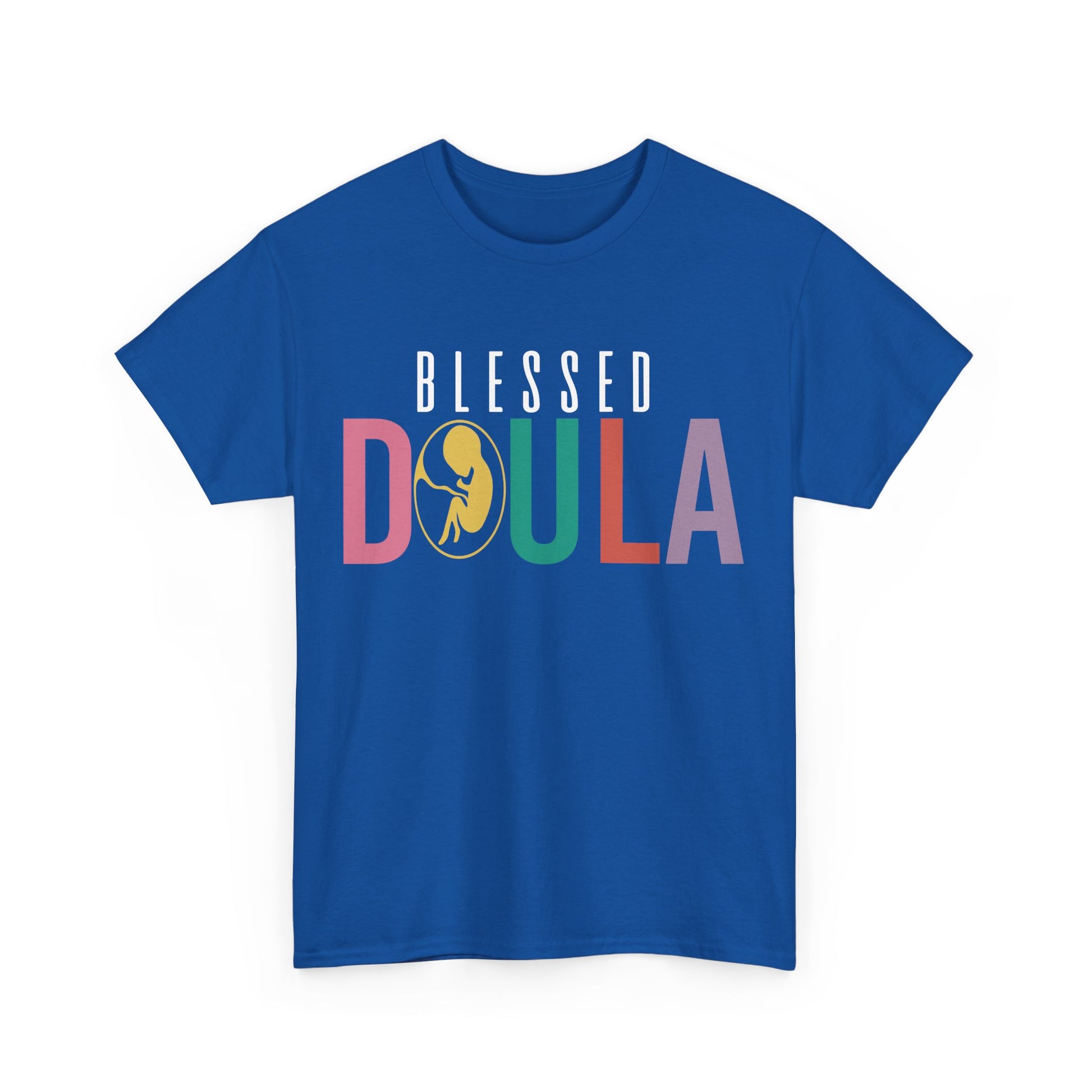 Camiseta de algodón grueso Blessed Doula