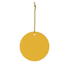 Personalized Ceramic Ornament, 1-Pack, Christmas custom gift