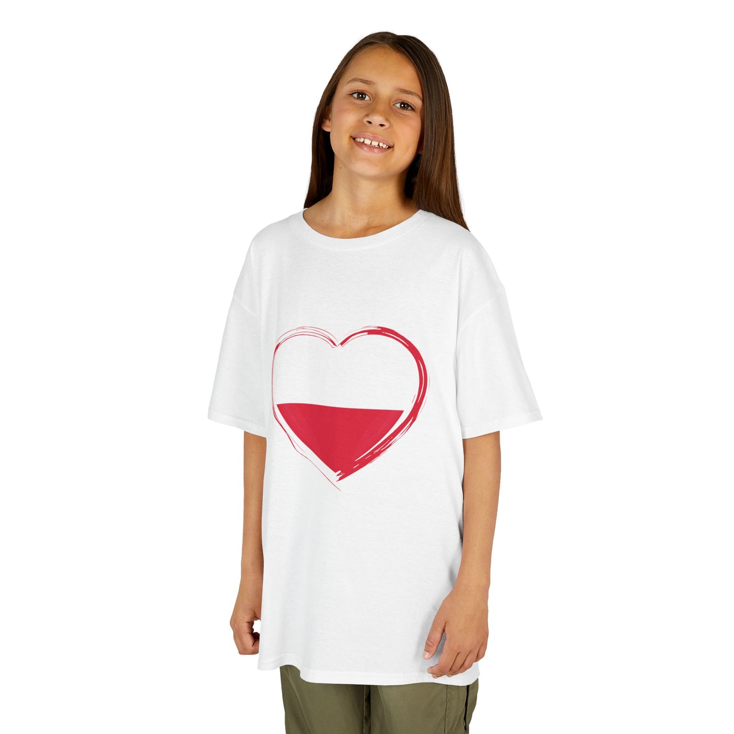 Kids Heavy Cotton™ Tee Polska Serce