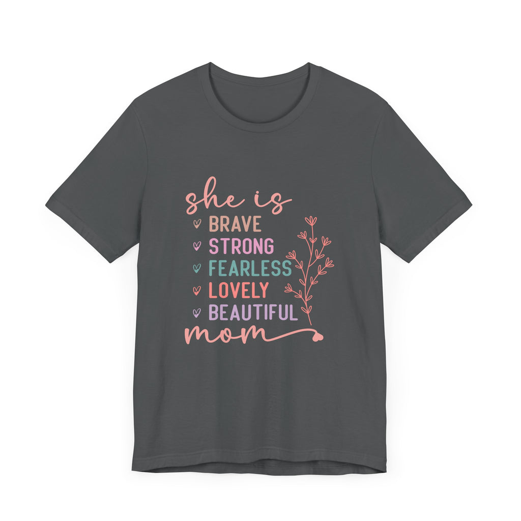 Camiseta de manga corta de jersey "Ella es mamá" | Canadá 