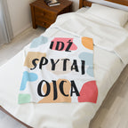 Velveteen Plush Blanket in Polish