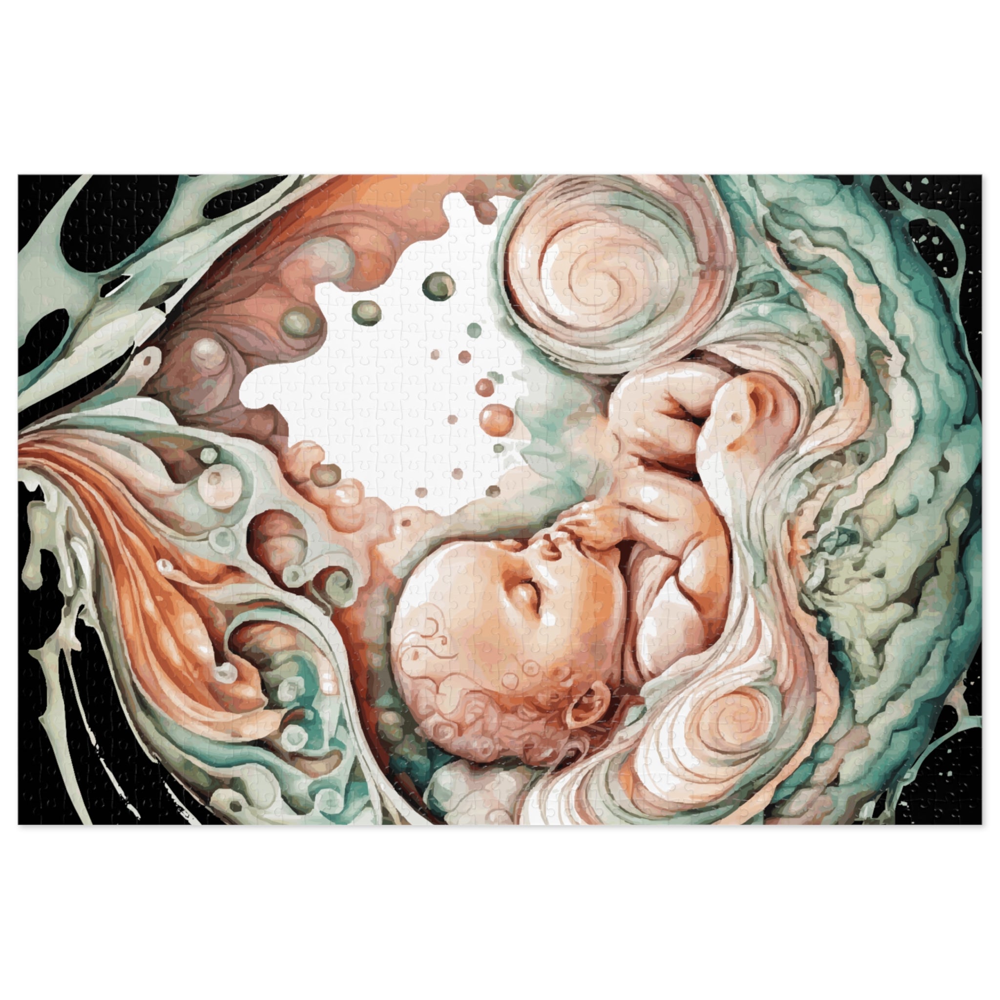 Baby Puzzle Jigsaw with Tin 250/500/1000/2000 pieces