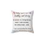 affirmation pillow for birth
