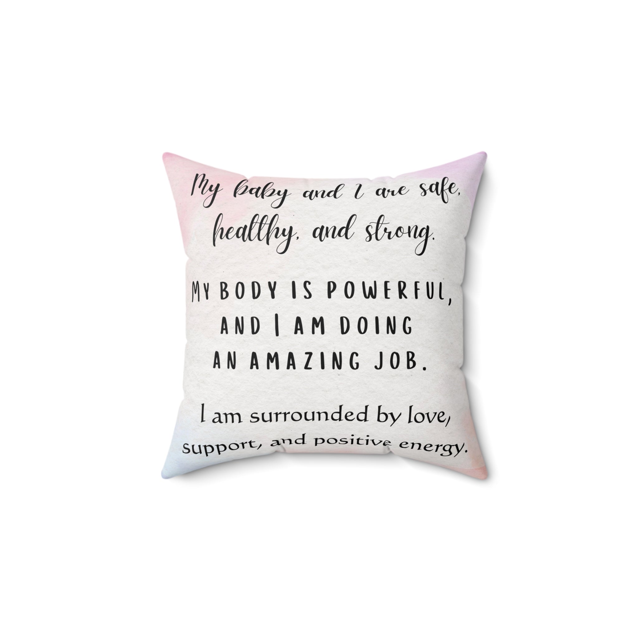 affirmation pillow for birth