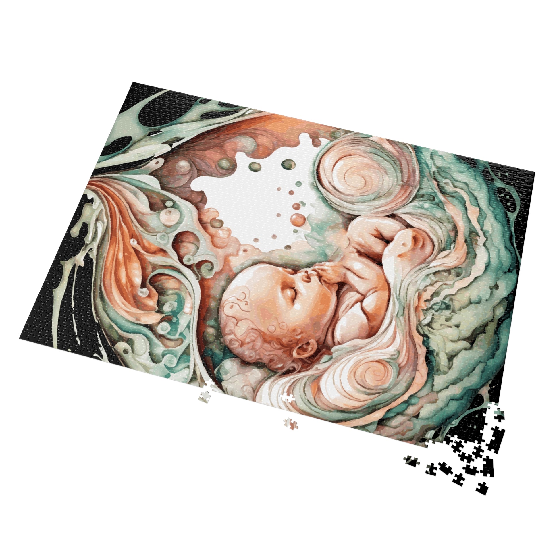 Baby Puzzle Jigsaw with Tin 250/500/1000/2000 pieces
