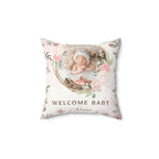 Almohada personalizada con foto y nombre del bebé