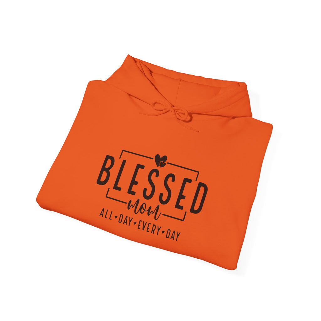 Sudadera con capucha personalizada Blessed Mom con los nombres de tus hijos 