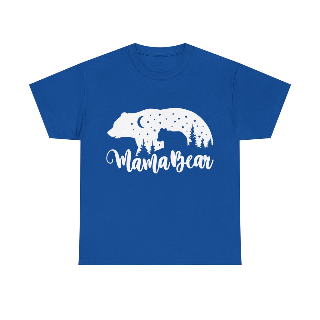 Camiseta de algodón grueso Mamá Osa 
