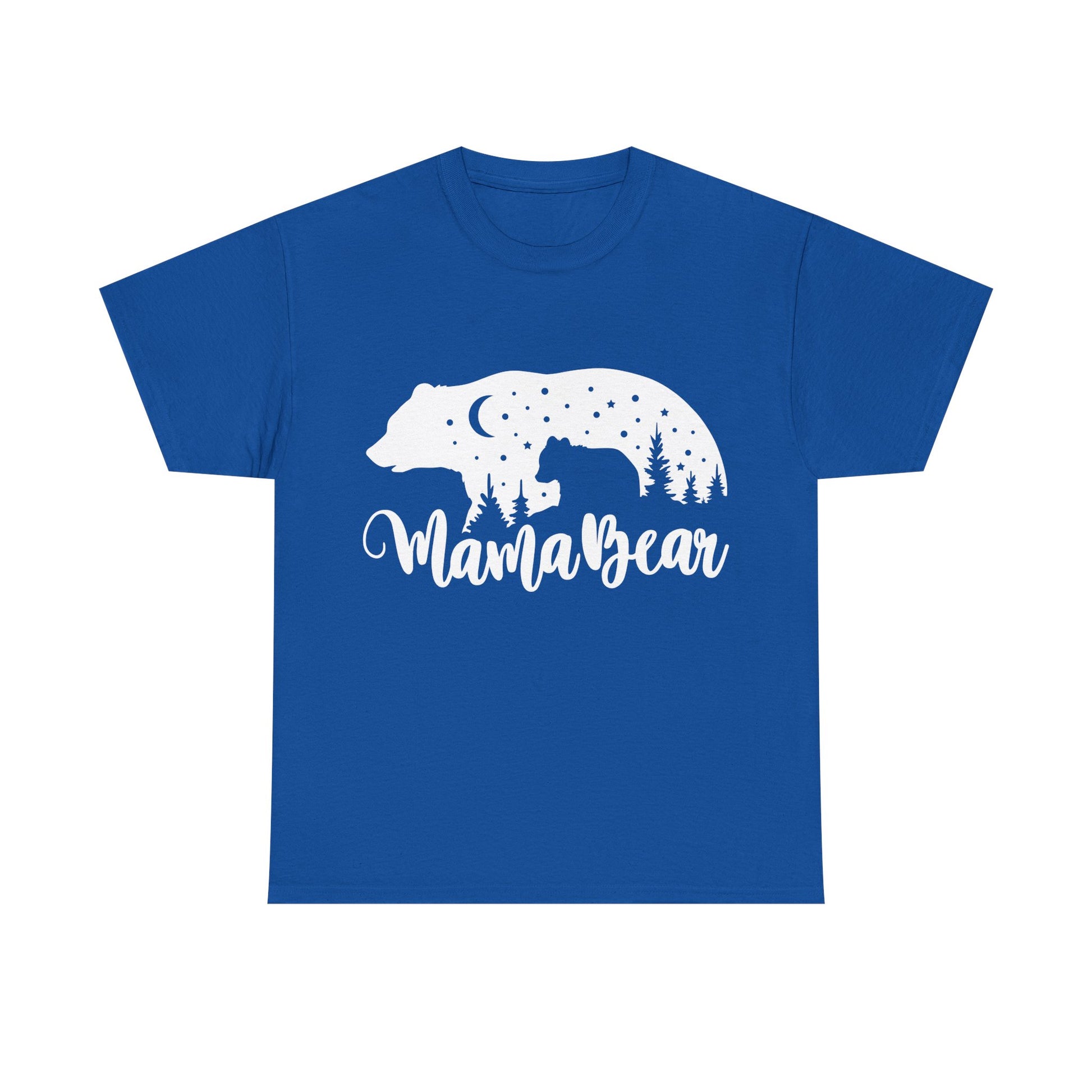 Camiseta de algodón grueso Mamá Osa 