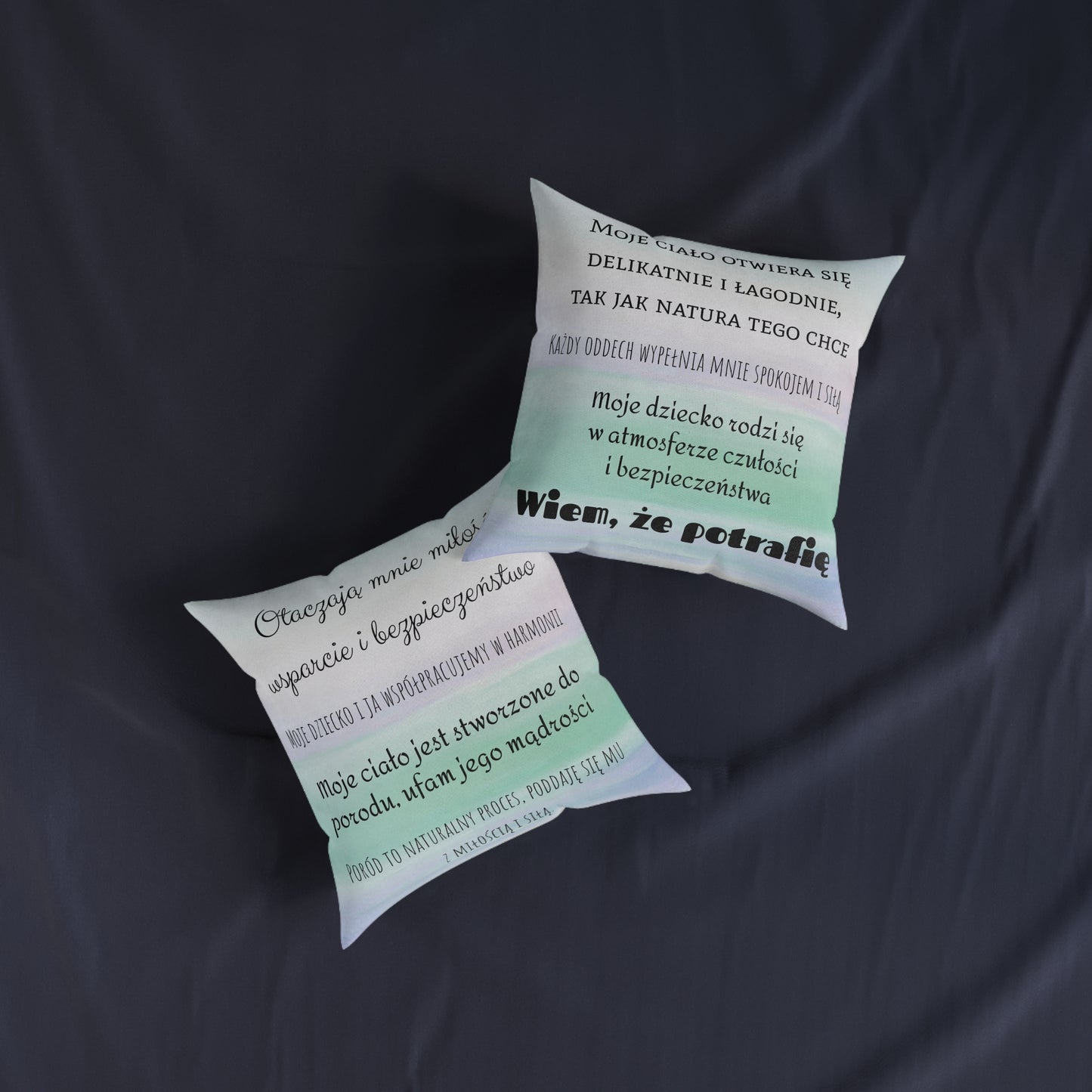 Square Pillow in Polish (po polsku) (Shipping from the UK)