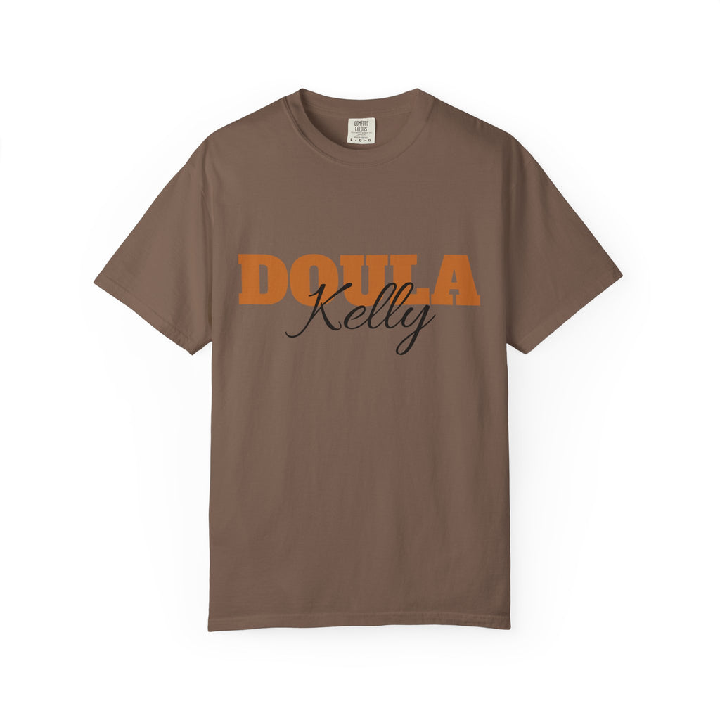 Personalized Doula Garment-Dyed T-shirt with your Name