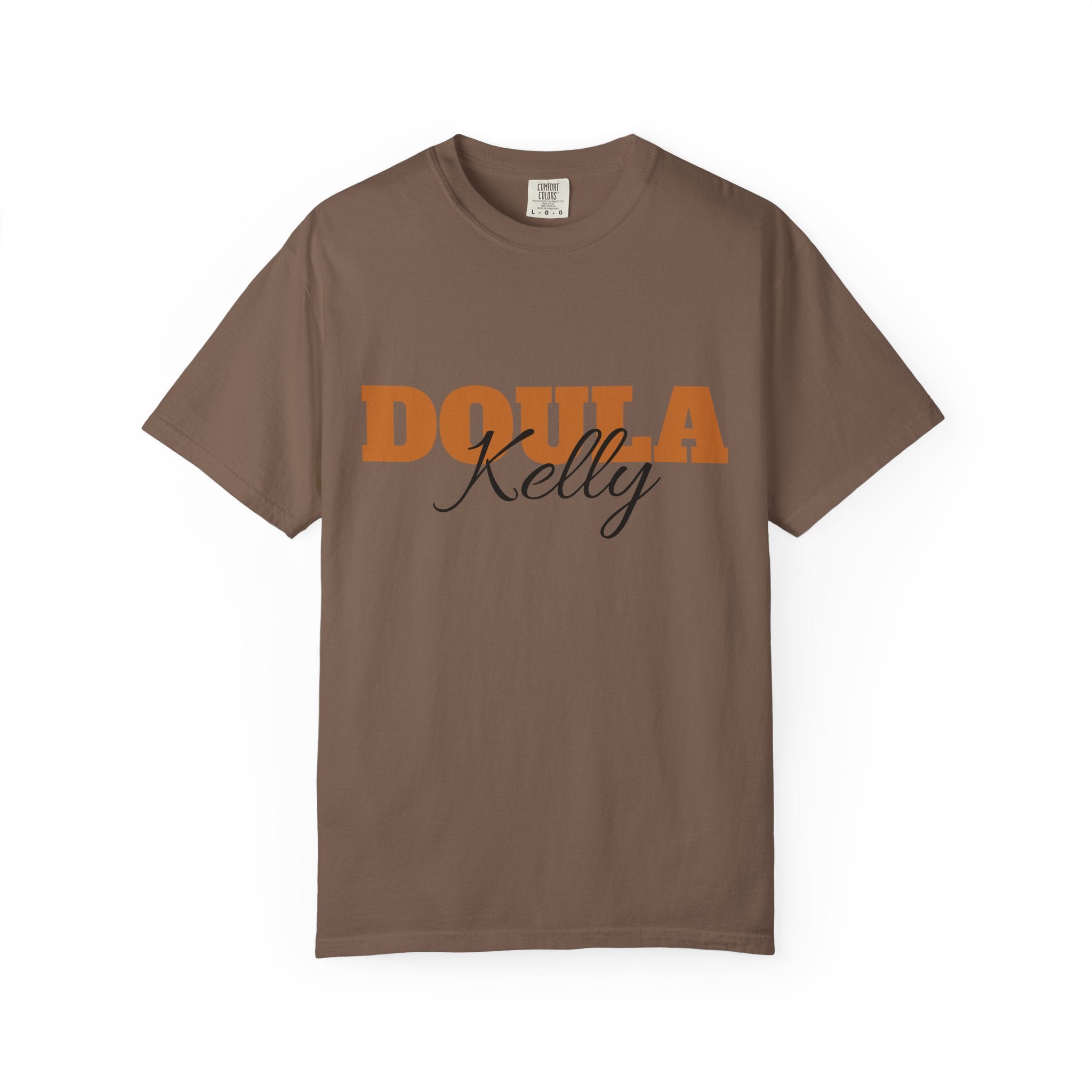 Personalized Doula Garment-Dyed T-shirt with your Name
