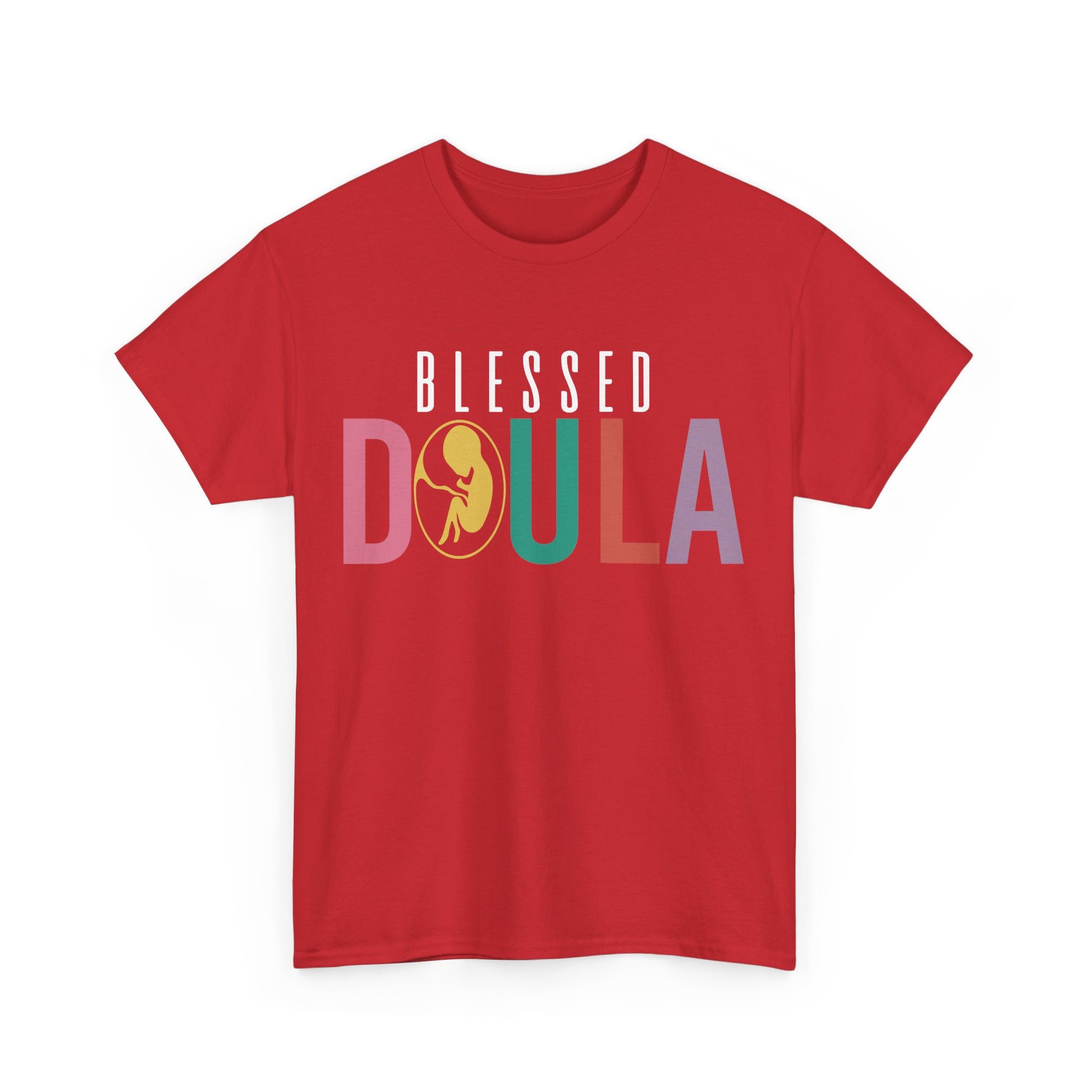 Camiseta de algodón grueso Blessed Doula