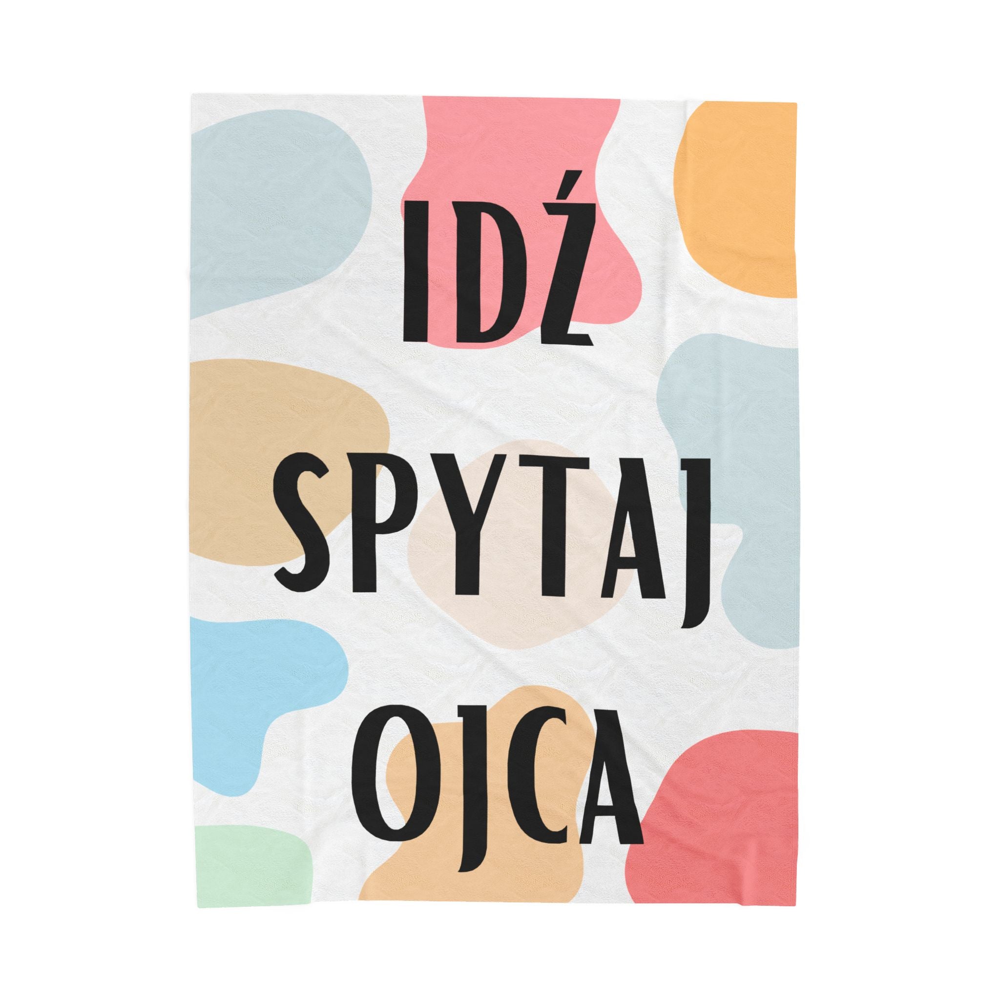 Velveteen Plush Blanket in Polish