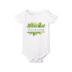 Infant Bodysuit - 'I Love My Mommy' with Lilies of the Valley