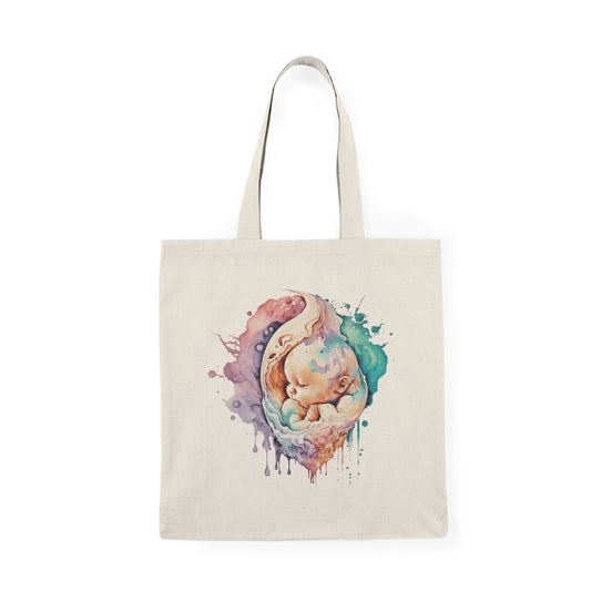 Natural Tote Bag 100% cotton Print on both sides | Baby