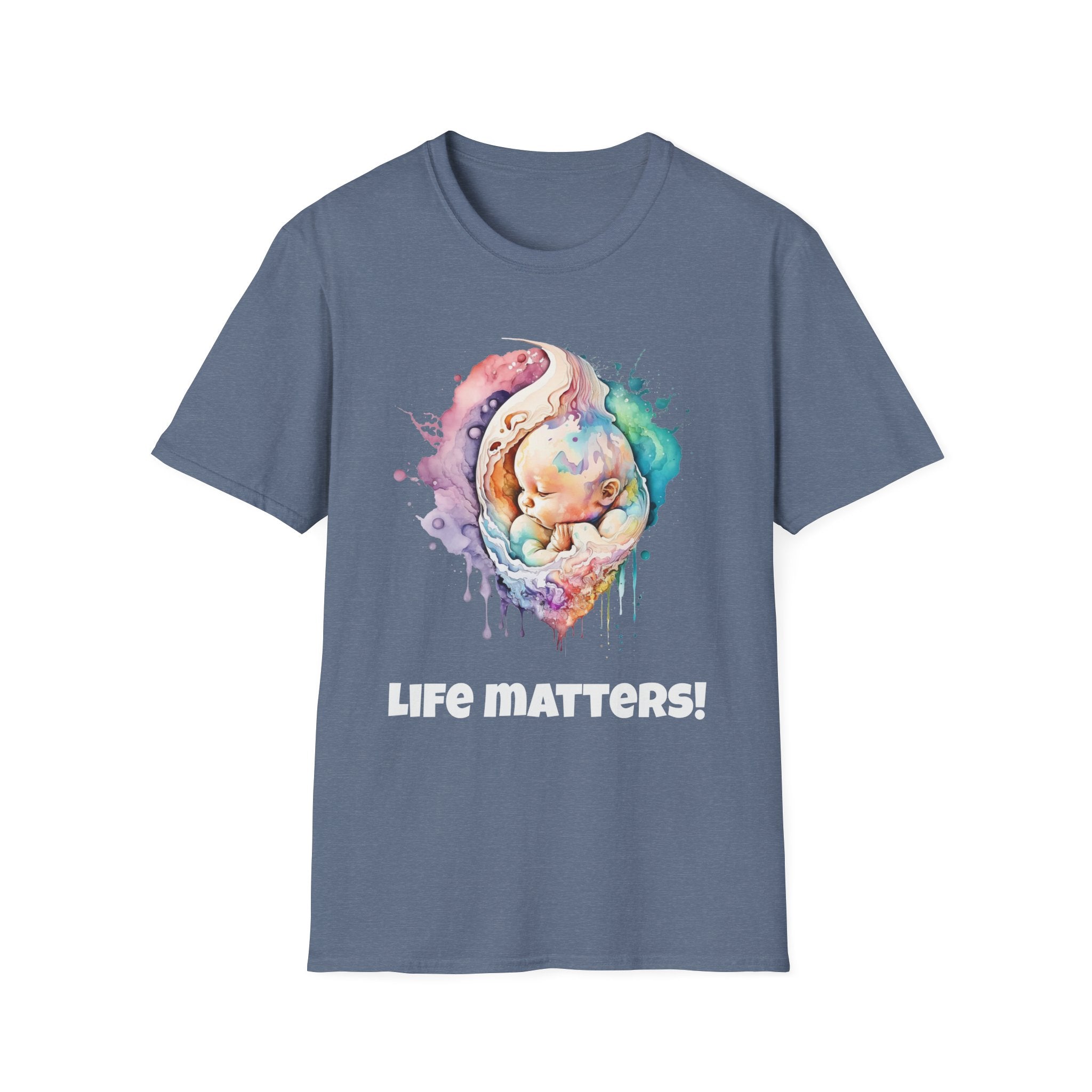 Life matters! Softstyle Pro-life Baby T-Shirt different colors available