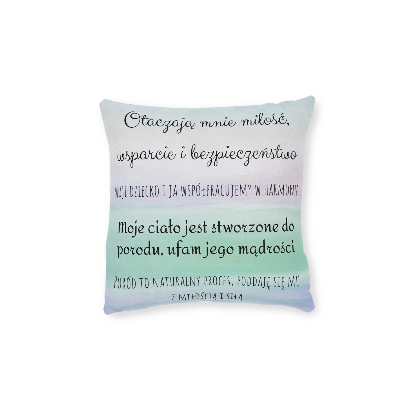 Square Pillow in Polish (po polsku) (Shipping from the UK)