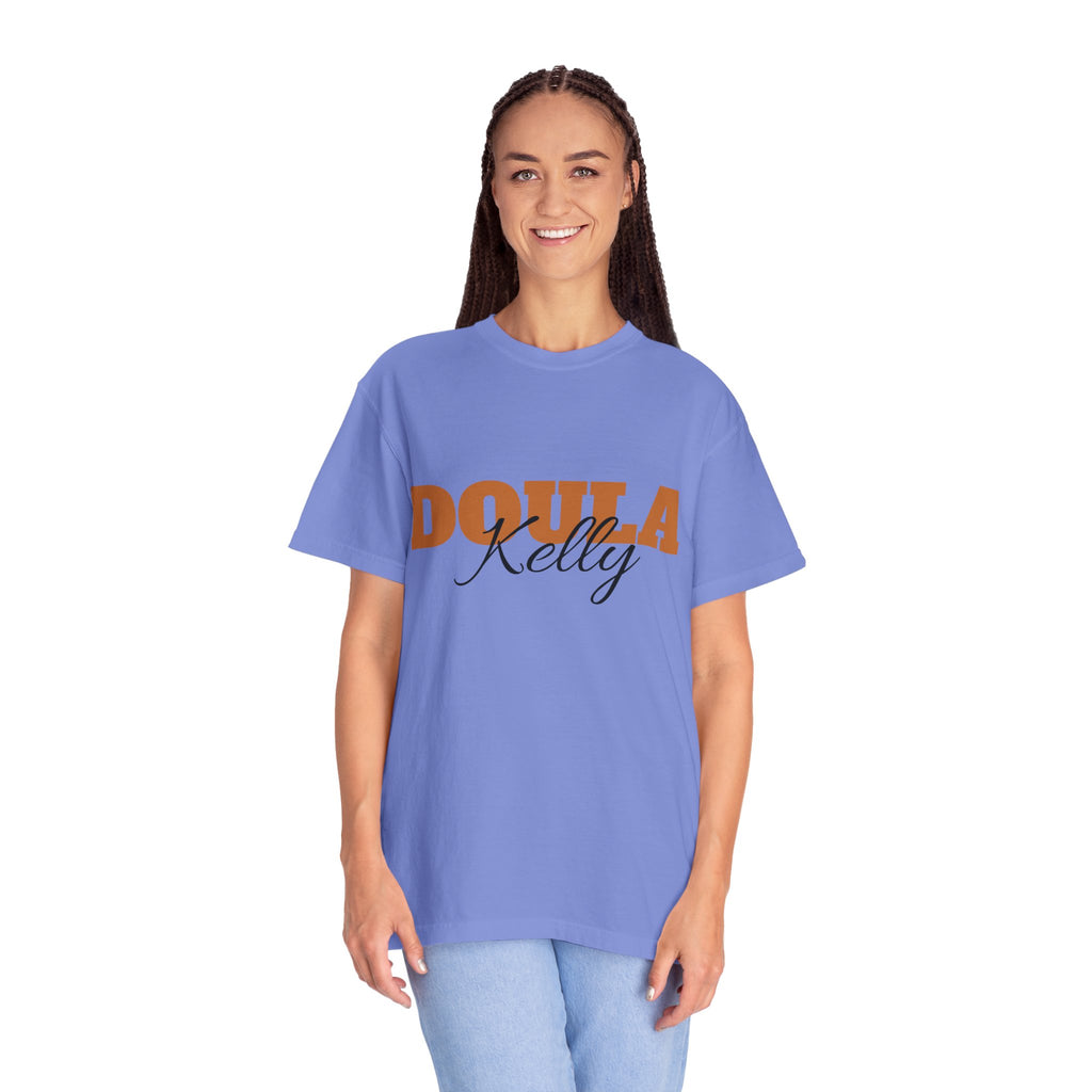 Personalized Doula Garment-Dyed T-shirt with your Name