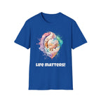 Life matters! Softstyle Pro-life Baby T-Shirt different colors available
