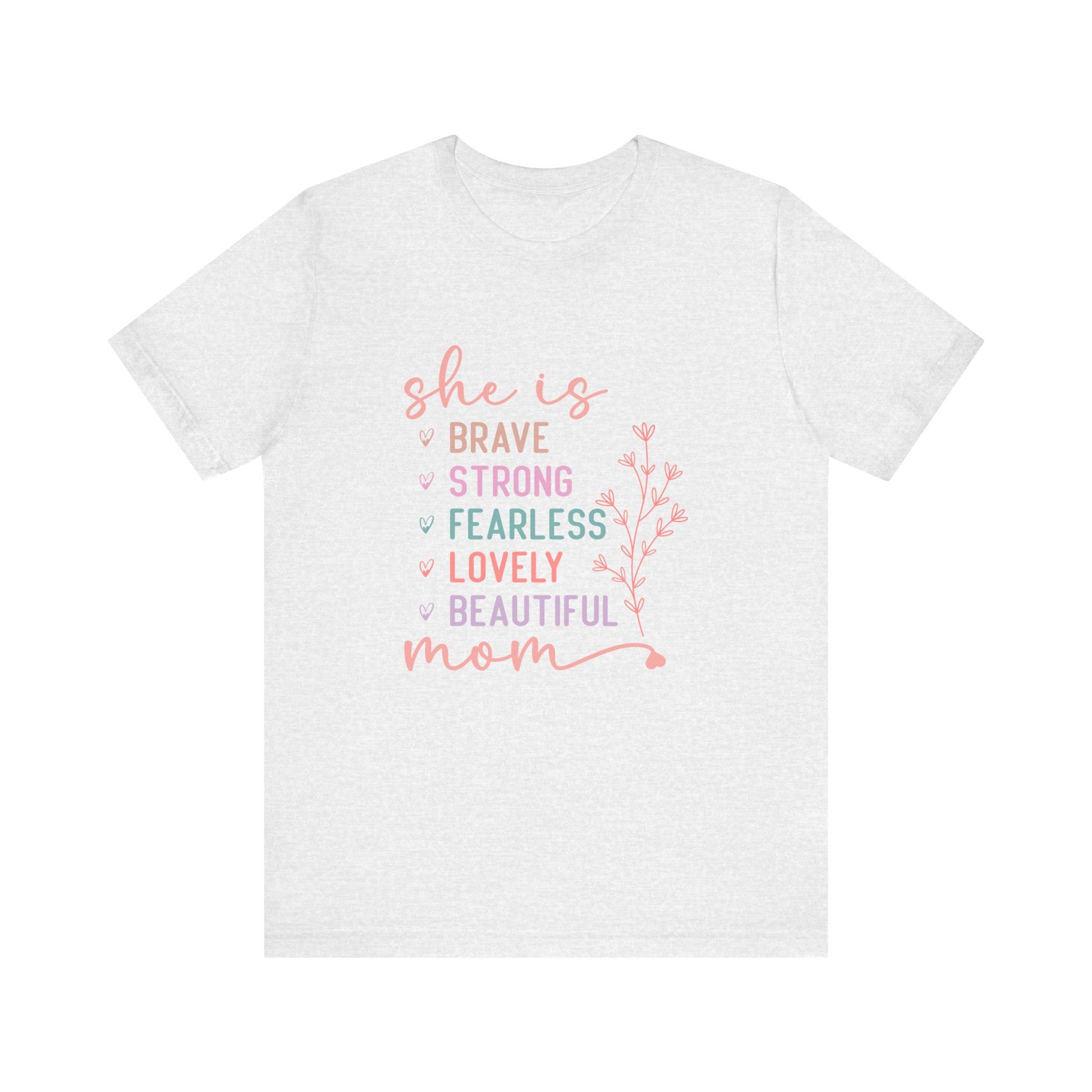 Camiseta de manga corta de jersey "Ella es mamá" | Canadá 