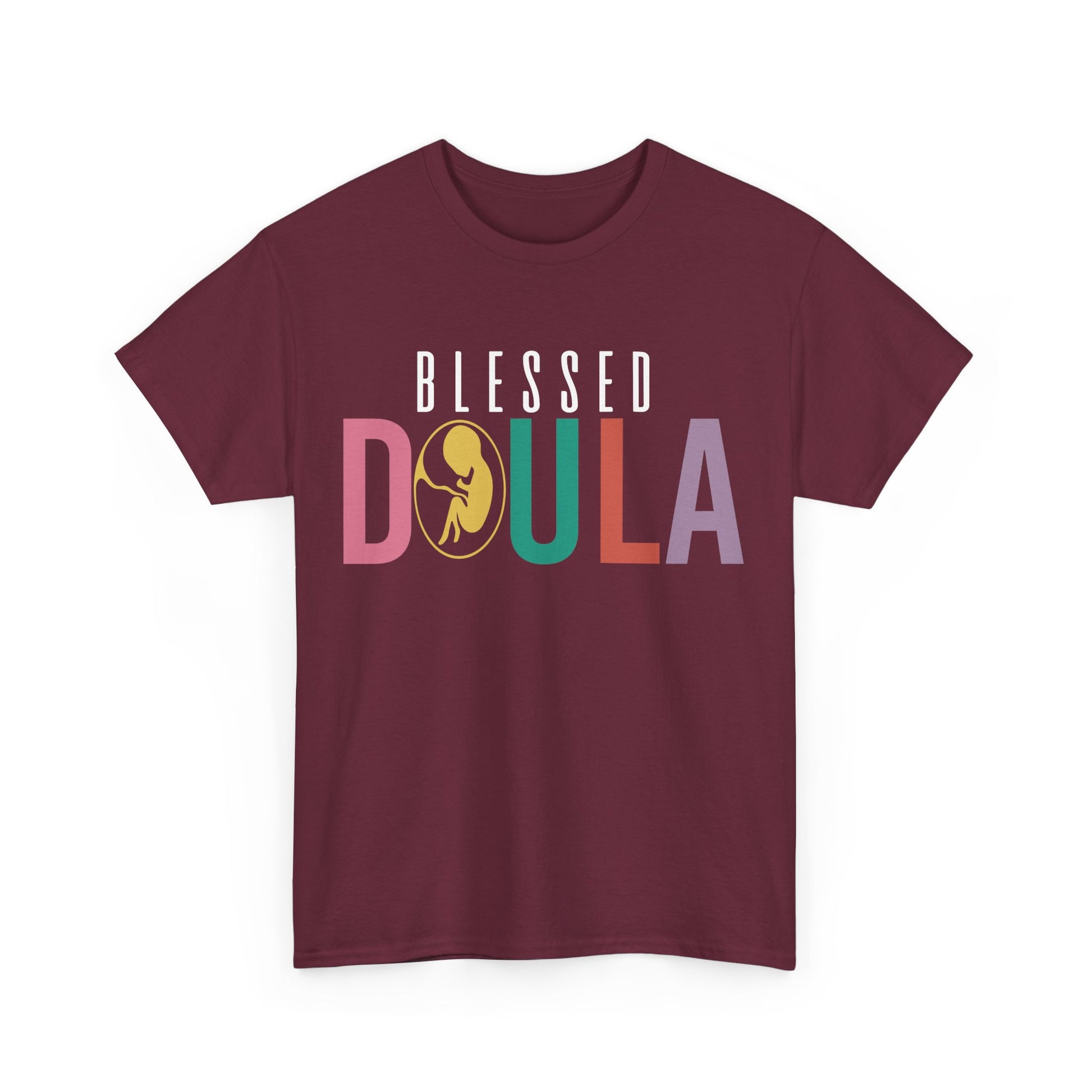 Camiseta de algodón grueso Blessed Doula