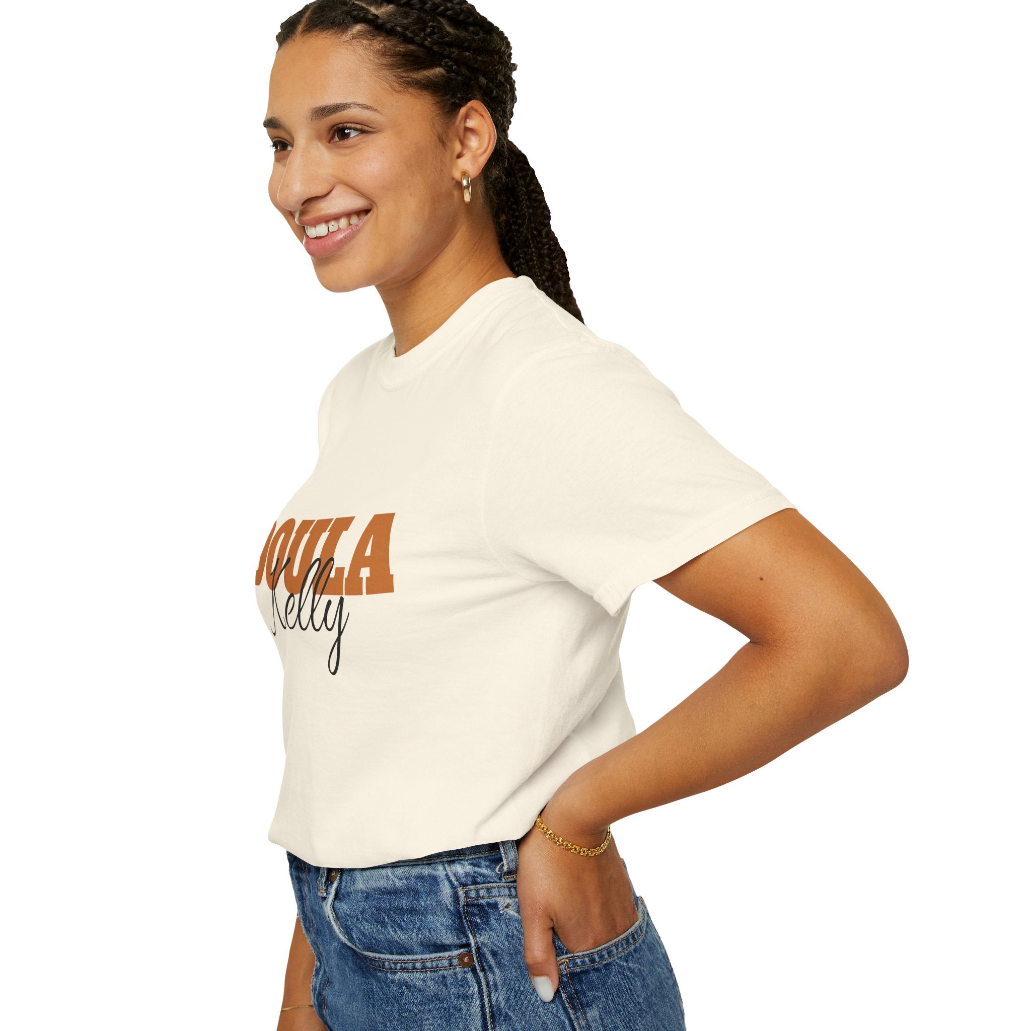 Personalized Doula Garment-Dyed T-shirt with your Name