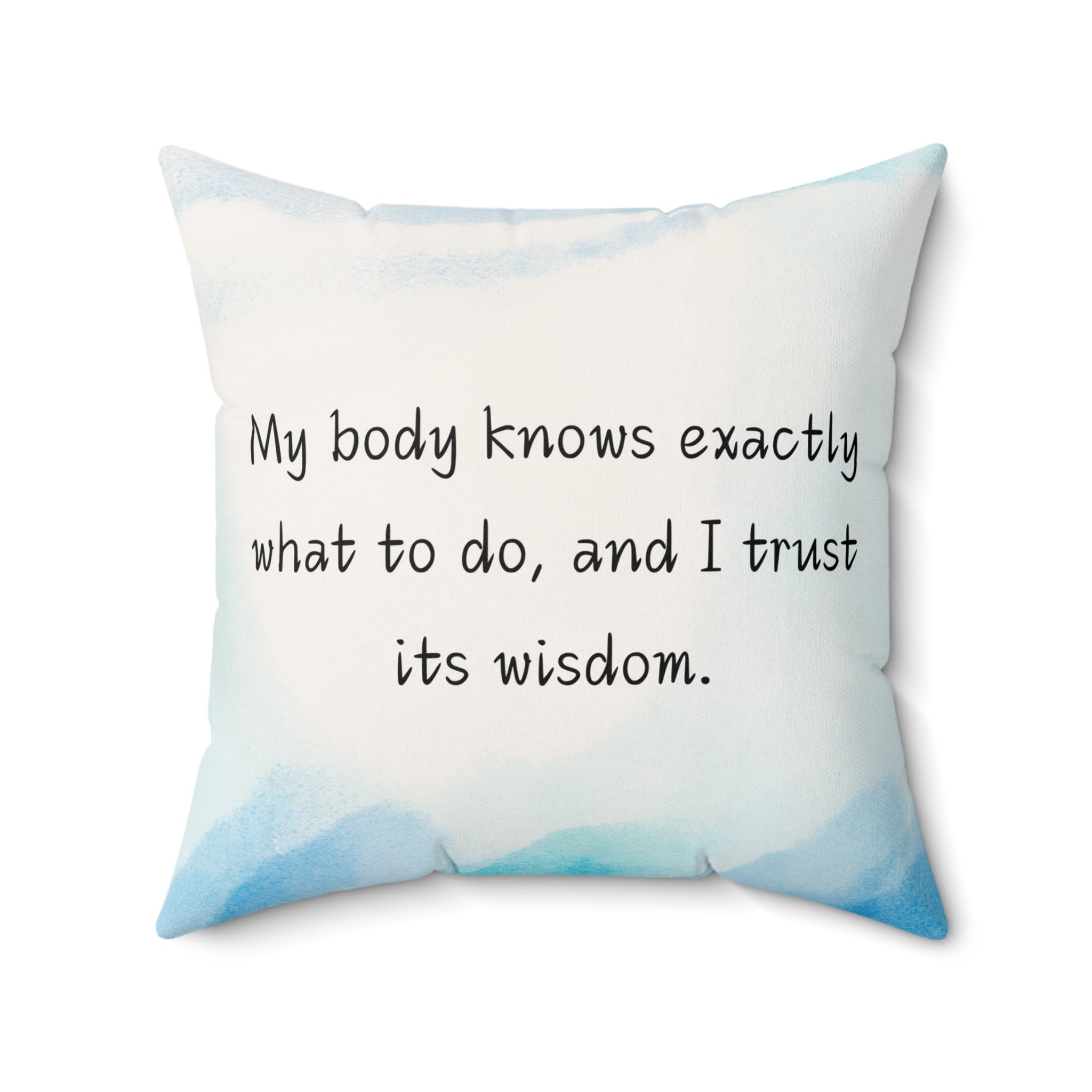 Birth Affirmation Pillow for Birthing Space