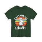 Camiseta de algodón grueso "Llama a la partera"